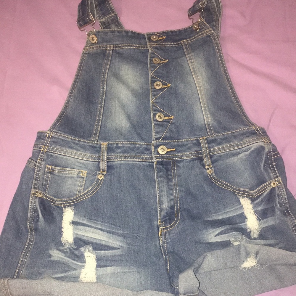 Overall Shorts